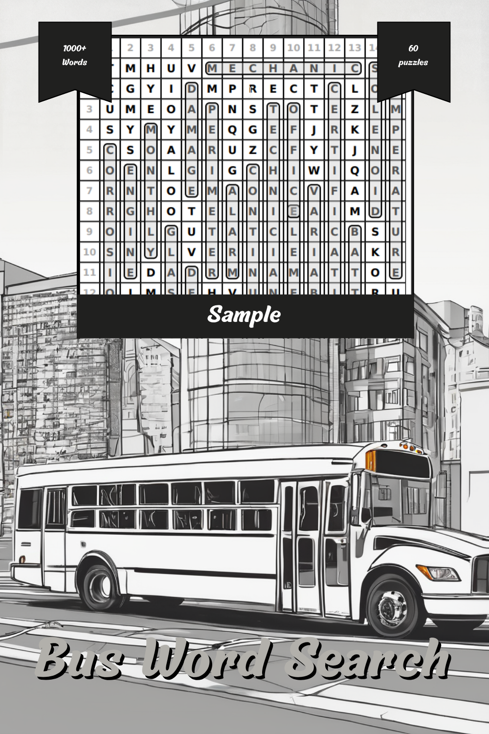 Bus Word Search book cover